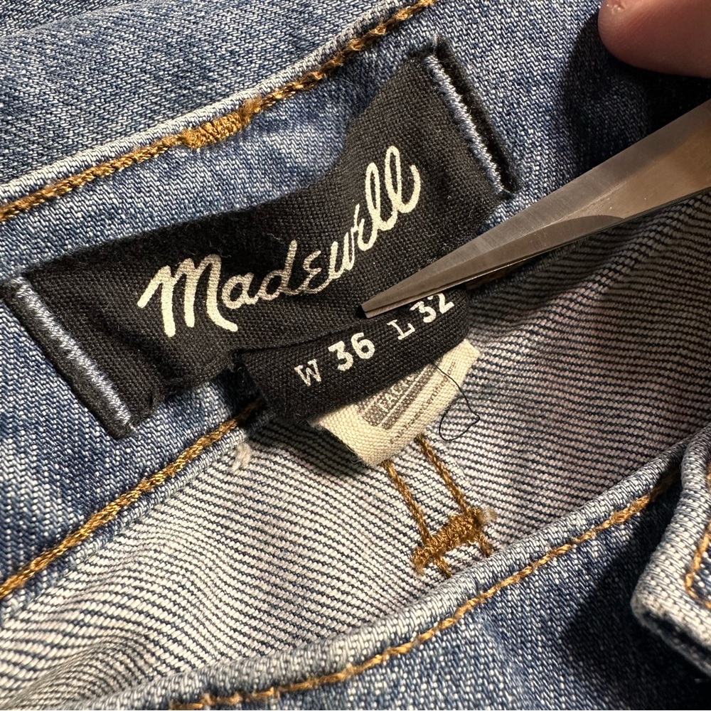 Madewell slim fit jeans men’s size 36x32 - Picture 3 of 4